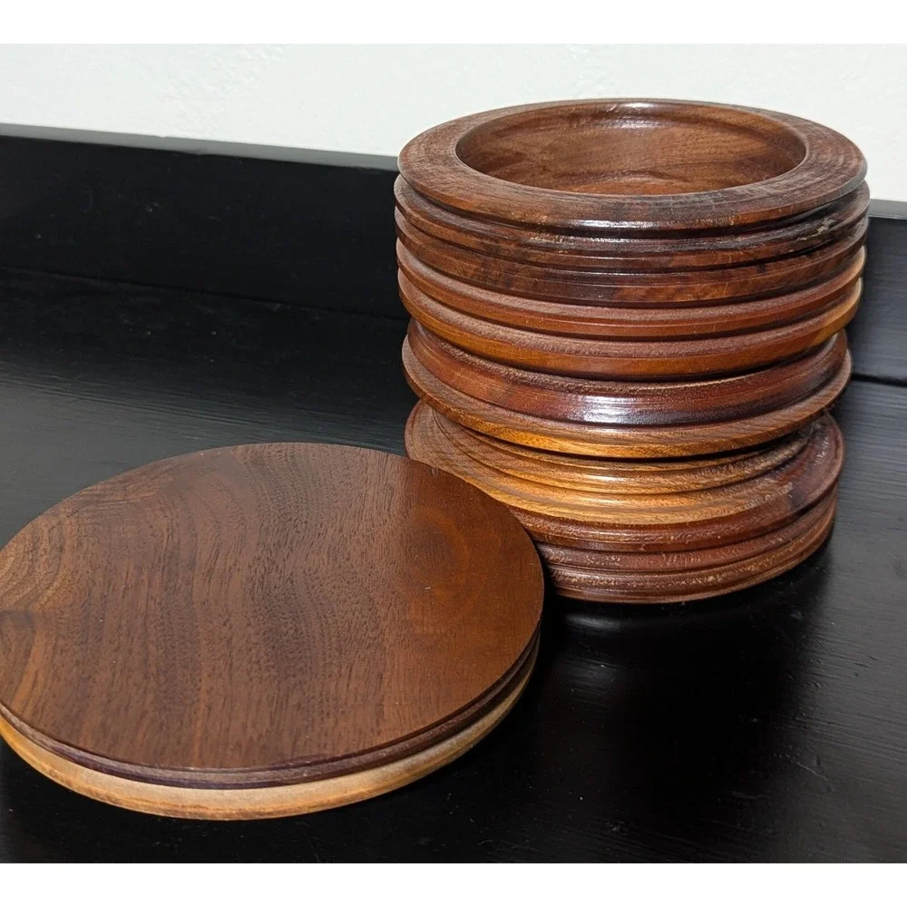 FATHER'S DAY‎ IDEA Hand-Turned Trinket/Storage Box Multi-Layer With Fitted Lid